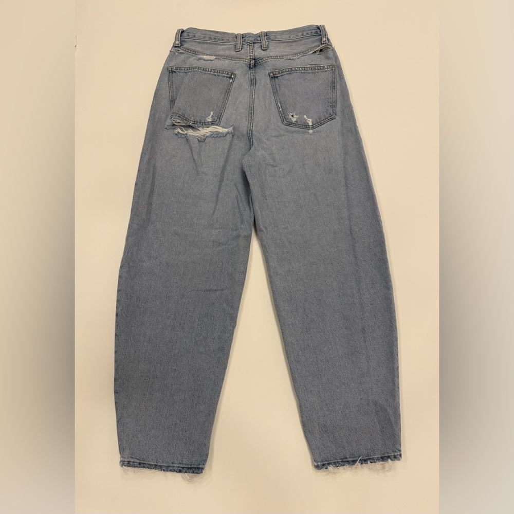 AGOLDE Blue Low Curve Fray Women’s Jeans 27 - Picture 10 of 13